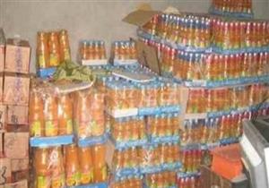 ضبط 60 طن دقيق و29 ألف زجاجة عصير مجهولة المصدر بأسيوط