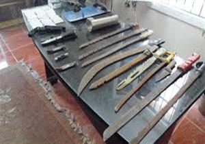 ضبط 18 قضية سلاح أبيض ومخدرات في حملة بالوراق