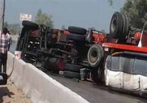 الصحة: 3 مصابين في حادث انفجار "اسطوانات كلور" أعلى الطريق الدائري