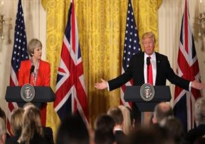 تيريزا ماي: المباحثات مع الرئيس الأمريكي "تطور مهم وخصوصا في مجال التجارة"