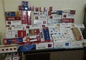 ضبط ١.٥ مليون سيجارة مهربة جمركيًا داخل جراج في المرج