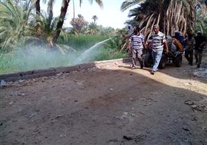 للوقاية من "حمى الضنك".. حملة لرش وتطهير البرك والمستنقعات في أسوان (صور)