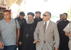 بالصور- تشديدات أمنية بطرق قنا- الأقصر استعدادًا لمولد ماري جرجس​