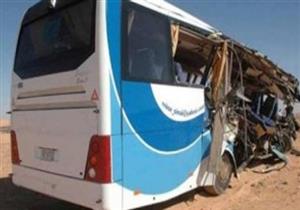 مصرع 3 أشخاص وإصابة 9 في تصادم مروري بالمنيا