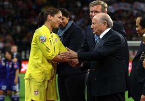 حارسة المنتخب الأمريكي تتهم بلاتر بالتحرش الجنسي