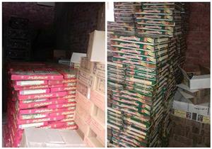 مباحث التموين تضبط 6 أطنان حلوى فاسدة في البدرشين (صور)