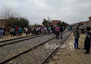 مصرع طالبة صدمها قطار في بني سويف