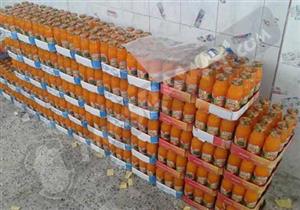 التموين: ضبط 88 ألف عبوة عصائر مغشوشة داخل مصنع في الشرقية