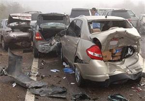 شلل بمحور سعد الدين الشاذلي إثر تصادم 3 سيارات