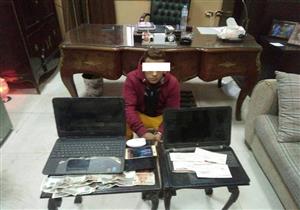 ضبط مسجل سرق أجهزة وهواتف من داخل محل بالسيدة زينب