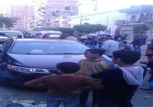 أمن السويس يفحص جسم غريب عُثر عليه بمحيط مسجد "الخضر" (صور)