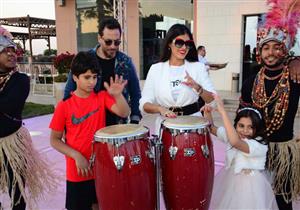 بالصور.. نجوم الفن يشاركون ماجد المصري الاحتفال بعيد ميلاد نجليه أدام وداليدا