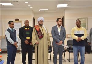 المدائح الدينية سلاح مقاومة جديد لمرضى السرطان بمستشفى الأورمان بالأقصر - صور 
