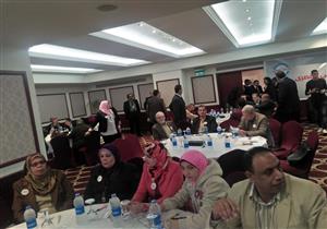 بدء الموتمر الصحفي لـ10 أحزاب لإعلان تدشين التحالف السياسي 