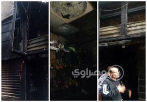 النيران تلتهم محل "بويات" قبل ساعات من افتتاحه بالشرقية