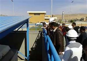 بدء التشغيل التجريبي لمحطتي صرف صحي بأسوان - صور