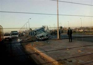مصرع 3 أشخاص في حادث تصادم بطريق مصر الإسماعيلية الصحراوي 