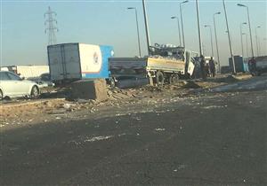 توقف حركة المرور بطريق "مصر- الإسكندرية" الزراعي بسبب تصادم 7 سيارات