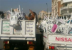 "المصنفات" تضبط شركات دعاية ومطابع ومقاهي مخالفة في الجيزة