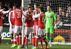 والكوت يدخل التاريخ ويقود آرسنال لربع نهائي الكأس