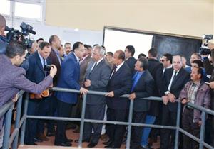 بالصور.. وزير الإسكان يتفقد توسعة محطة "ههيا" بتكلفة 283 مليون جنيه