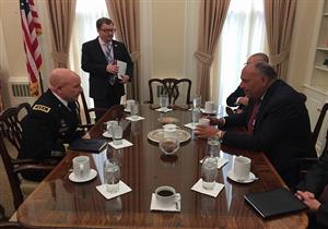 شكري أول مسؤول أجنبي يلتقي مستشار الأمن القومي الأمريكي الجديد