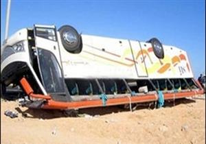 مصرع 6 أشخاص وإصابة 35 آخرين في انقلاب أتوبيس طلاب بجنوب سيناء