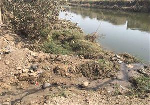 بالصور.. ضبط "محطة بنزين" تلقي زيوت السيارات في ترعة الإبراهيمية  