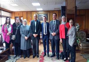 رئيس جامعة قناة السويس لوفد المعهد الفرنسي: نرحب بالتعاون معكم لتطوير المناهج (صور)