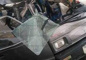  إصابة 3 أشخاص في انقلاب سيارة سوزوكي بطريق الفيوم