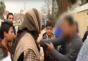 حالة تحرش لسيدة أثناء تسجيل تقرير عن التحرش في سوق بالمطرية