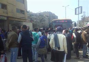 بالصور.. أهالي الوراق يقطعون طريق الكورنيش: "عاوزين عيش"