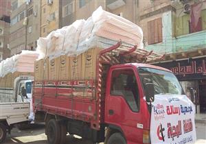 "رسالة" تدعم الأسر النازحة في الإسماعيلية بمساعدات قيمتها 750 ألف جنيه