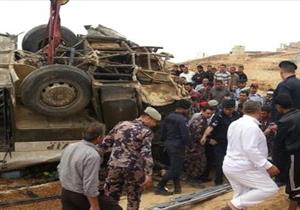 مصري بين ضحايا حادث تصادم جنوبي الأردن 