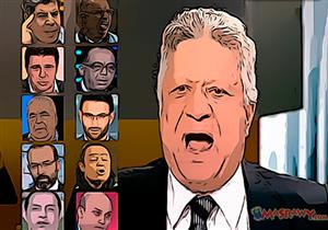 معارك مرتضى منصور على الهواء مباشرة ..  عرض مستمر (فيديو)