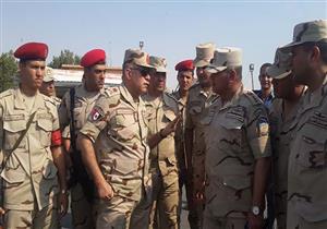 قائد الجيش الثالث يأمر بزيادة عدد قوات التأمين بنفق الشهيد أحمد حمدي.. "صور"