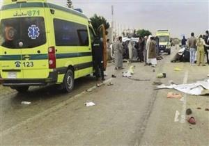 إصابة 4 في حادثي سير ببني سويف
