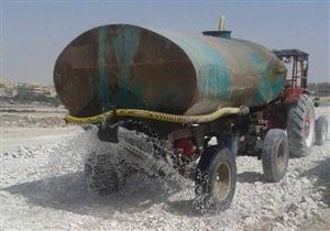 الانتهاء من توصيل خط المياه الجديد لـ"جبل الطير" بالمنيا.. "صور"