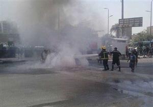 اشتعال النيران في سيارة محملة بـ 62 ألف لتر بنزين و"تفحم" قائدها بسوهاج