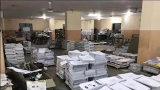 ضبط مطبعة غير مرخصة طبعت 43 ألف مطبوع مخالف