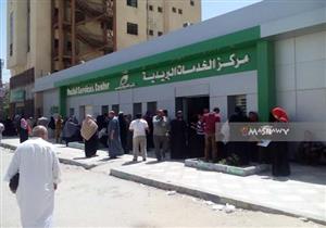 بالصور.. زحام بمكاتب بريد كفر الشيخ لتعديل بيانات بطاقات التموين الذكية