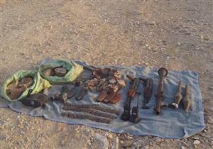 ​بالصور- القبض على 3 مشتبه بهم في تنفيذ عمليات إرهابية بوسط سيناء​