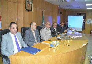 محافظ المنيا يكلف الجهات المعنية بإنهاء حصر الاعتداءات على الأراضي -صور