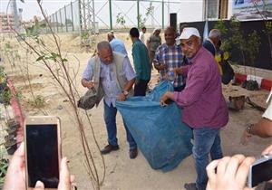 احتفالًا بيوم البيئة.. محافظ البحر الأحمر يساعد الشباب في غرس الأشجار.. "صور"