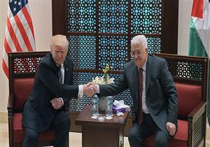 ترامب يصل قصر الرئاسة الفلسطينية للقاء عباس