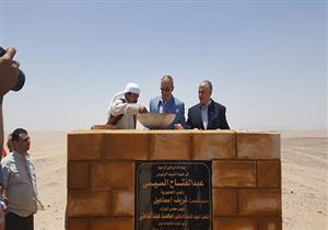 وزير الري يضع حجر الأساس لسد "فالق السهل" في الغردقة 