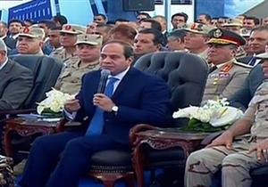 بالفيديو - السيسي منفعلاً: "منبقاش رجالة لو سيبنا أرض مصر تتسرق"