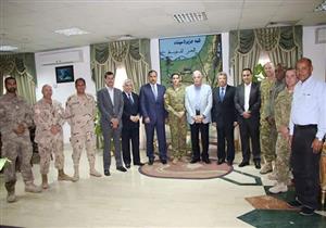 بالصور.. فودة يلتقي بقائد القوات متعددة الجنسيات بجنوب سيناء