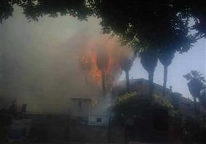 السيطرة على حريق نشب في مخلفات وأشجار بجوار الشركة المصرية بشبرا