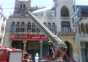 النيابة تنتدب المعمل الجنائي لمعاينة حريق عقار مصر الجديدة